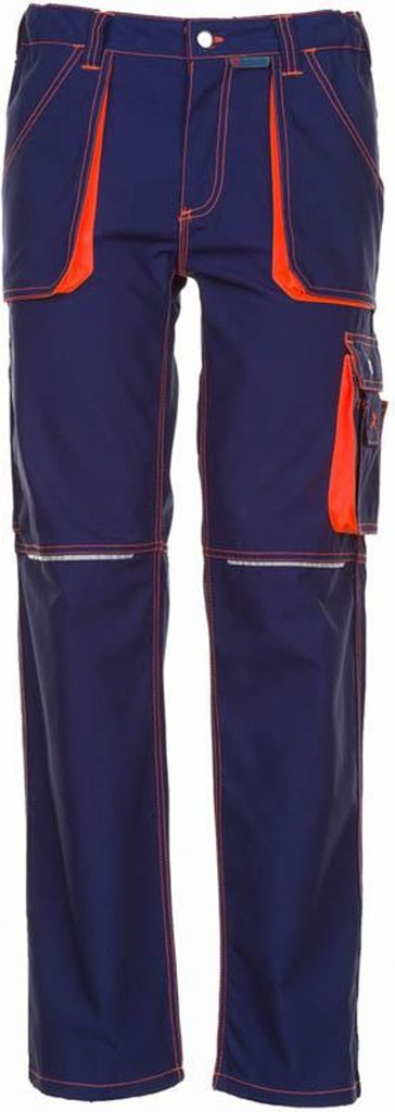 Planam Basalt Herren Neon Bundhose marine orange Modell 6221 Größe 98