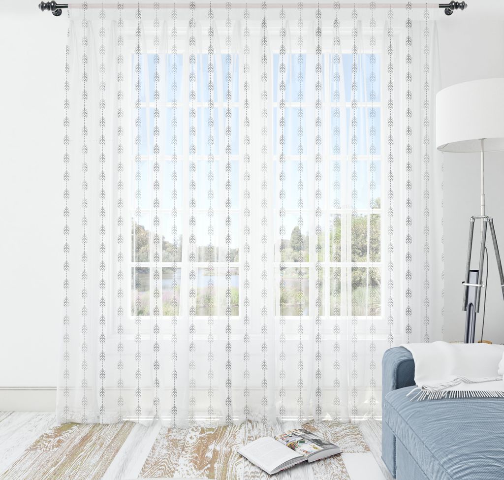 ABAKUHAUS Geometrisch Wandteppich, Minimalistic Artsy Pfeile Linien Geometrische Muster auf einfachen Hintergrund, Wohnzimmer Schlafzimmer seidiges...