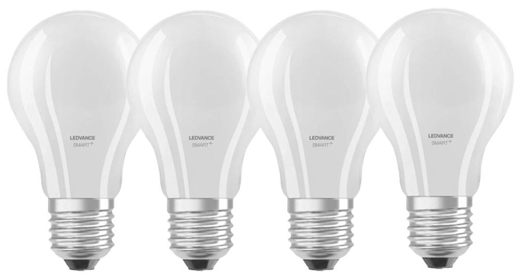 4 x Ledvance Smart+ LED A60 Filament Birne 6W = 60W matt Produktbild 