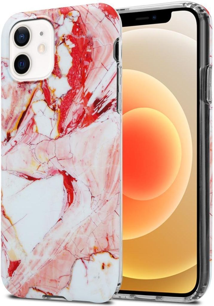 Cadorabo Schutzhülle für Apple iPhone 12 PRO MAX Hülle in Rosa TPU Handyhülle Etui Case Cover