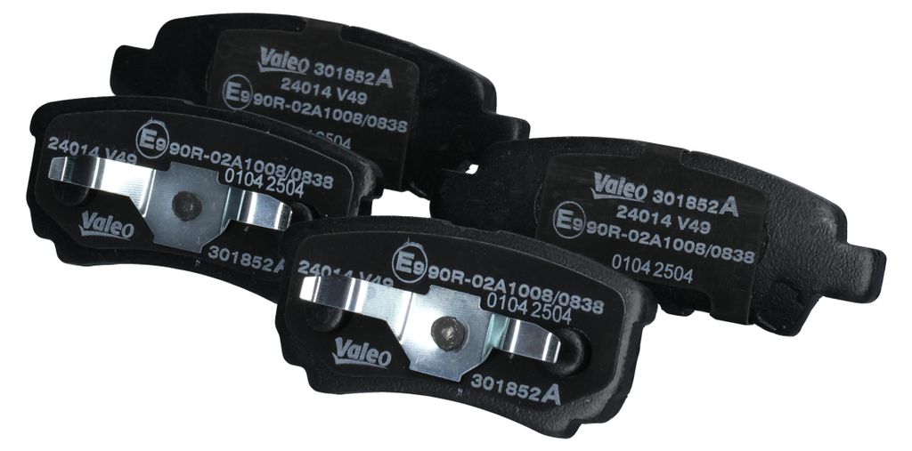 VALEO Bremsbeläge Satz Hinten für MITSUBISHI Lancer VIII Schrägheck (CXA) 301852A