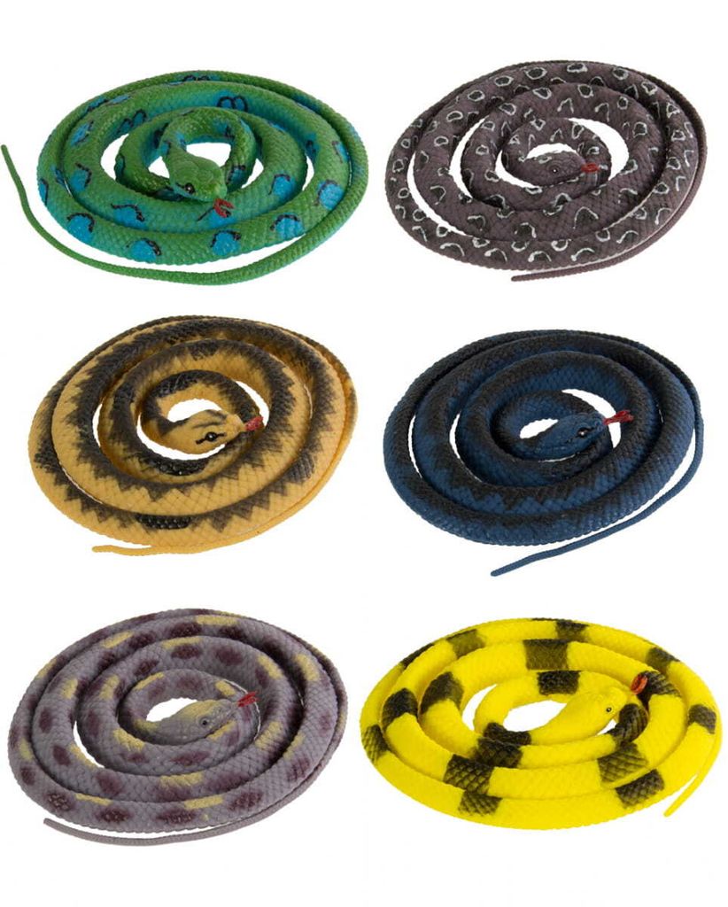 Realistisch aussehende Gummi Schlange als Stretch Tier 146 Produktbild 