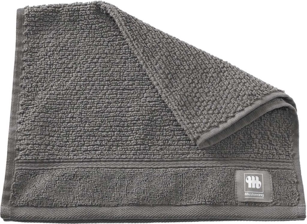 MUSTERRING Gästehandtuch SOLID Anthrazit 30 x 50 cm