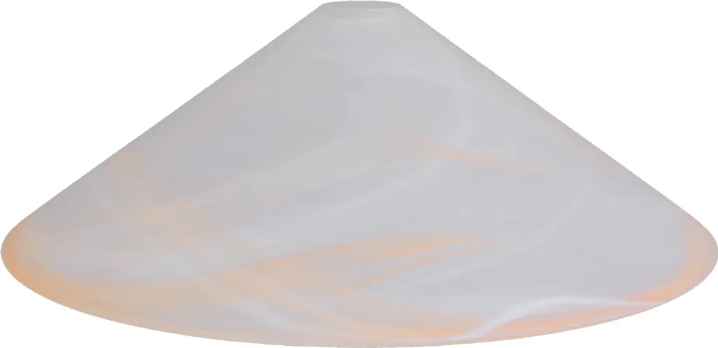 Diffuseur Schusterschirm Ambre Mat 420mm avec Perçage 45mm KW1110-J-M