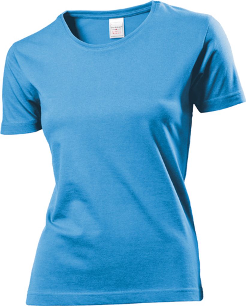 Stedman ST2600 | Classic Ladies Damen T-Shirt - Farbe: Light Blue - Größe: XXL