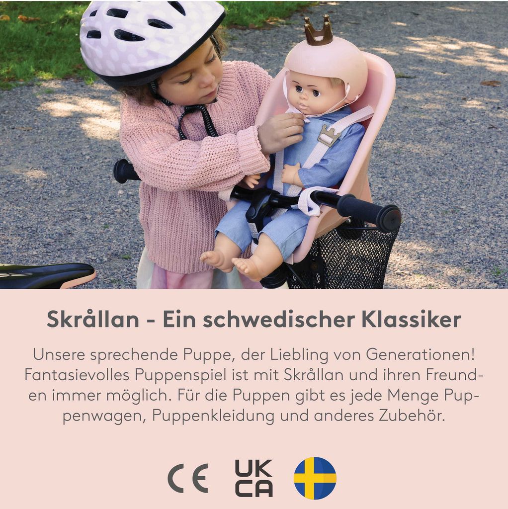 Accessorio Bici Bambini Seggiolino Per Bambola Da Bicicletta Bambini, Porta Peluche Per Ragazzi E Ragazze, Facile Da Montare, Regalo Creativo Porta Bambole Per Bicicletta Bambini
