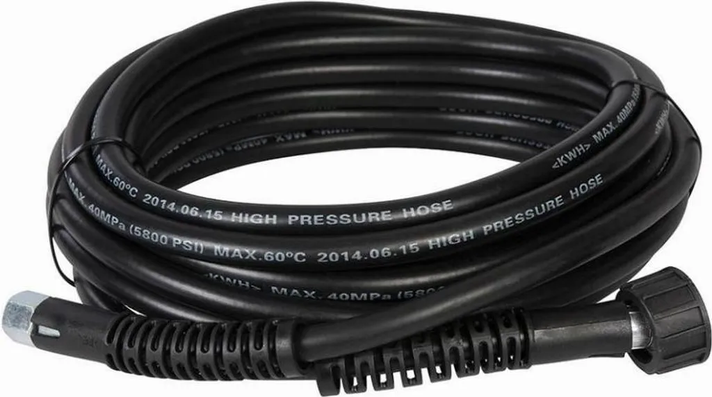 Tuyau 8m Silverline pour nettoyage de terrasse et voiture haute pression
