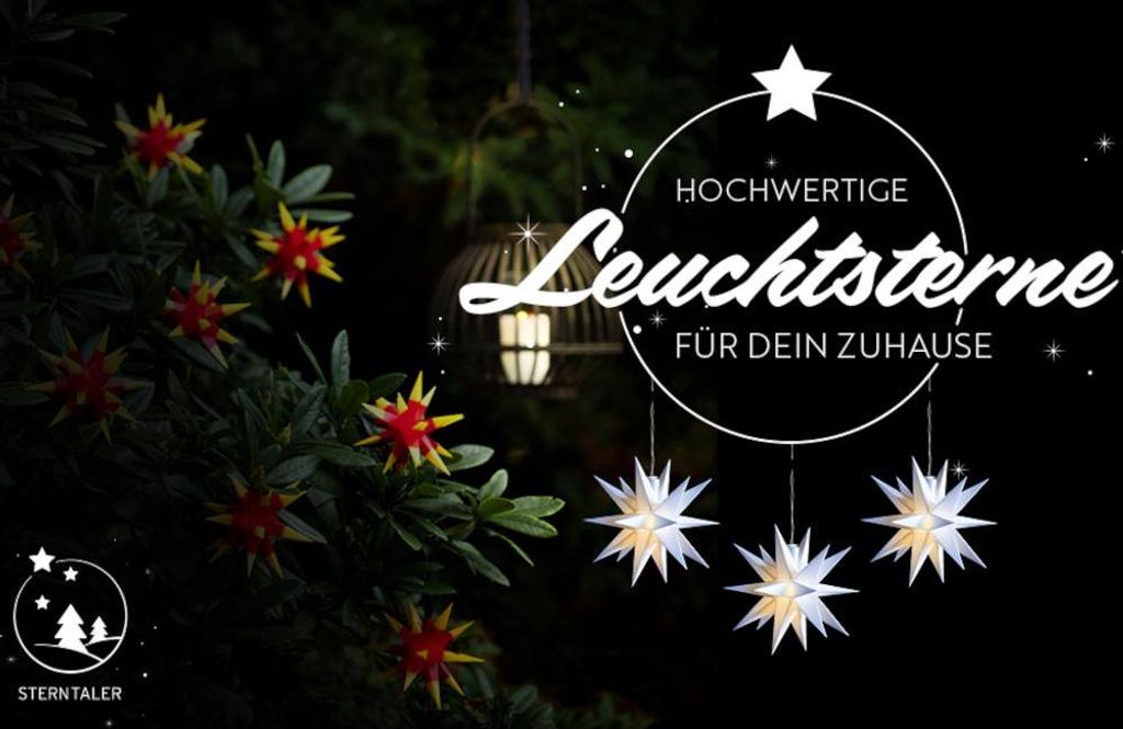 Sterntaler Dekostern | Weihnachtsstern Baby-Stern |