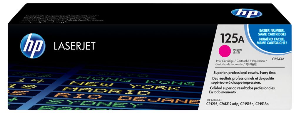 HP 125A oryginalny wkład z purpurowym tonerem LaserJet, Zdjęcie produktu 