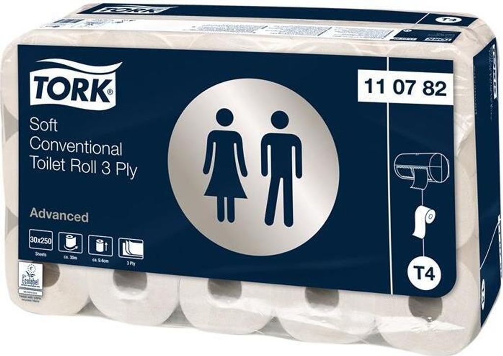 Toilettenpapier TORK Advanced · 110782 3-lagig,Dekorprägung Produktbild 