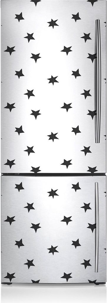 Aufkleber Kühlschrankmagnete Dekoration Kühlschrankfolie 60x190 cm - Stern