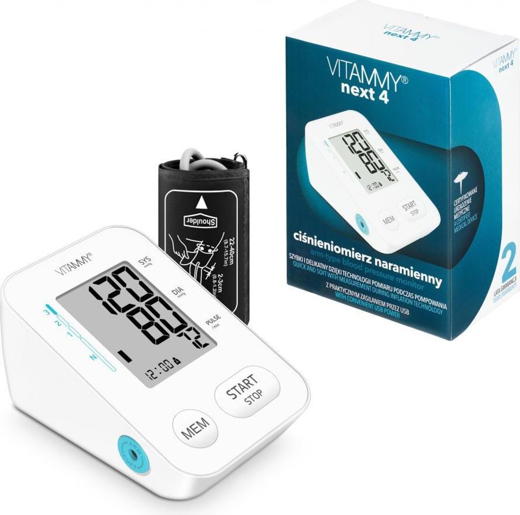 NÄCHSTE 4 Schulterdruckmesser mit USB-Stromversorgung und Messung beim Aufblasen der Manschette