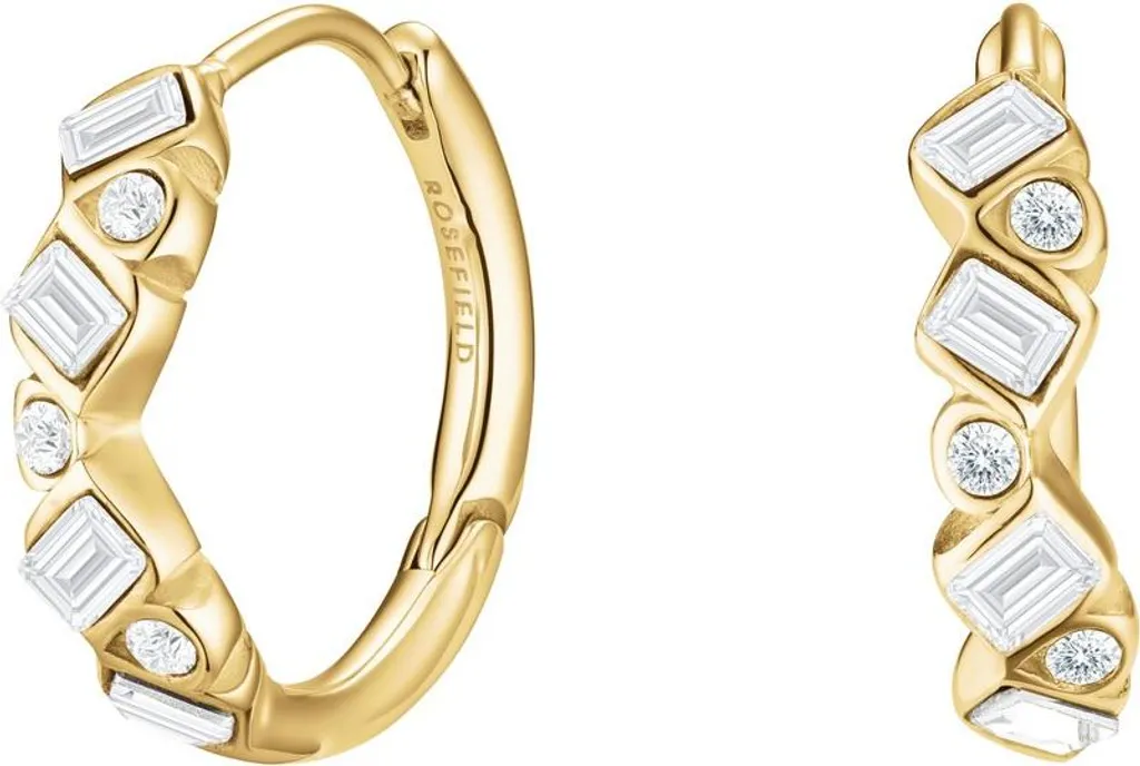 Boucles d'oreilles Rosefield JECBG-J1171 plaquées or pour femme chic