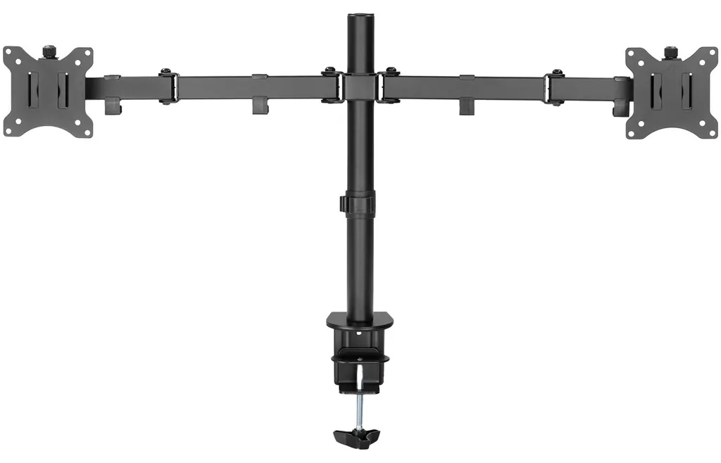 Support d'écran double fixation stable DIGITUS pour moniteurs 15-32" - 3