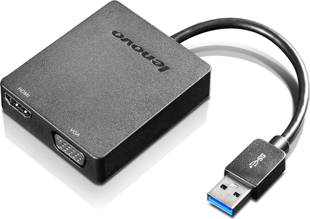 Lenovo USB 3.0 Adapter für VGA und HDMI – Effiziente Mehrbildschirmlösung