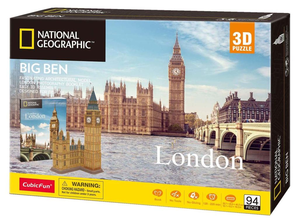 3D Puzzel: Big Ben Productafbeelding 