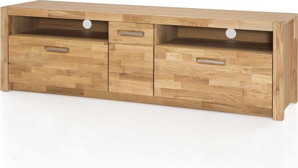 TV-Board >Leduc< in Wildeiche aus Metall - Produktbild 