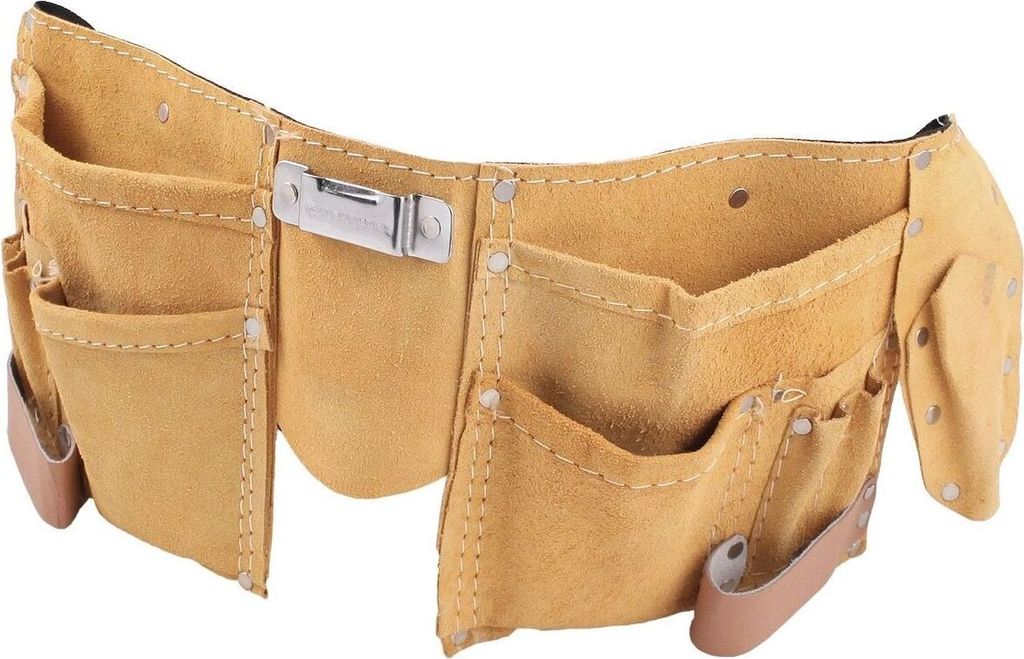 Ceinture porte-outils en cuir avec 11 poches Image du produit 