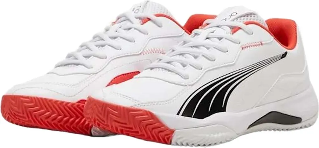 Puma Padel 107600-02 Blanc 43 avec Semelle à Adhérence Maximale Pro