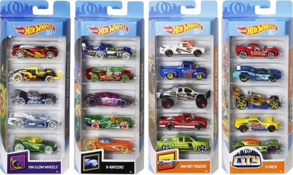 Mattel Hot Wheels Dárková sada 5 kusů Obrázek produktu 22