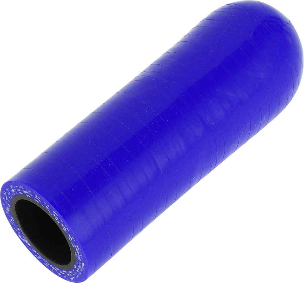 1 Stk. 60mm Länge 16mm/0,63" ID Blaue Autosilikon-Gummischlauch-Endkappe Silikon-Verstärkungskappe für Bypass-Rohr Universal