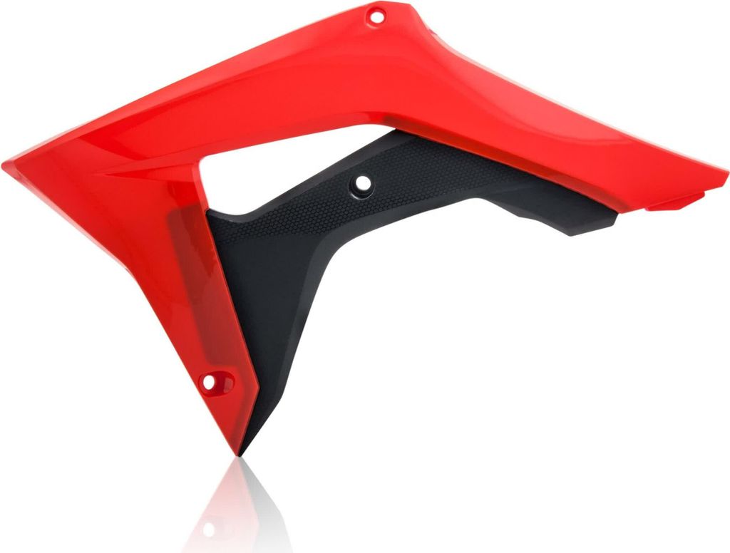 ACERBIS rote/schwarze Kühlerseitenteile für HONDA