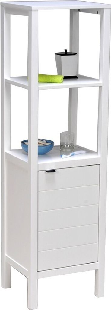 TRIBU Aufbewahrungsmöbel 1 Tür - 3 Einlegeböden / Weiß