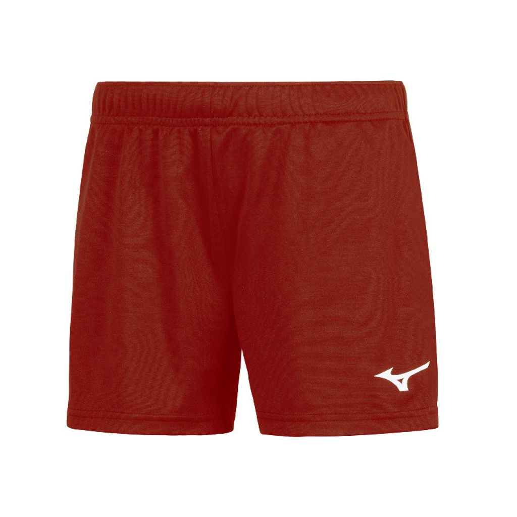 Mizuno Damen Team Trad Soukyu Kurze Hose, Farbe:Rot, Textil:M