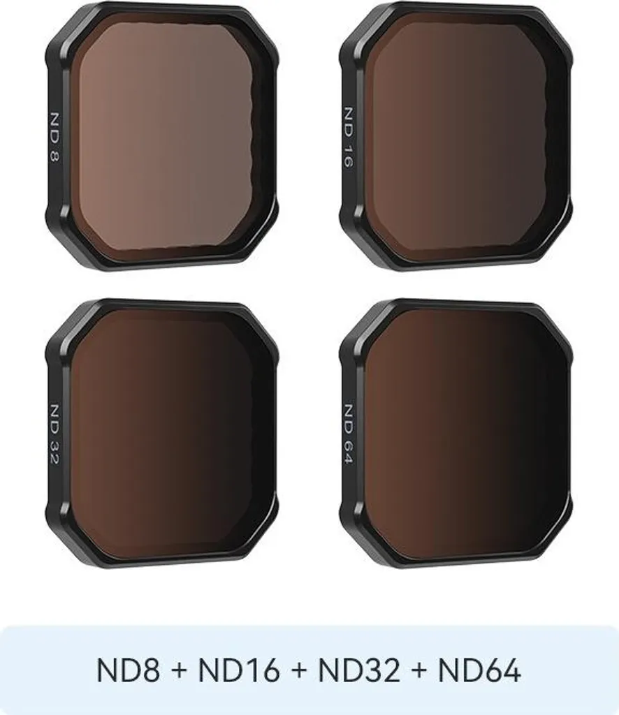 Kit de 4 filtres ND pour Insta360 Ace Pro et Ace Pro 2 - Set ND8 à ND64