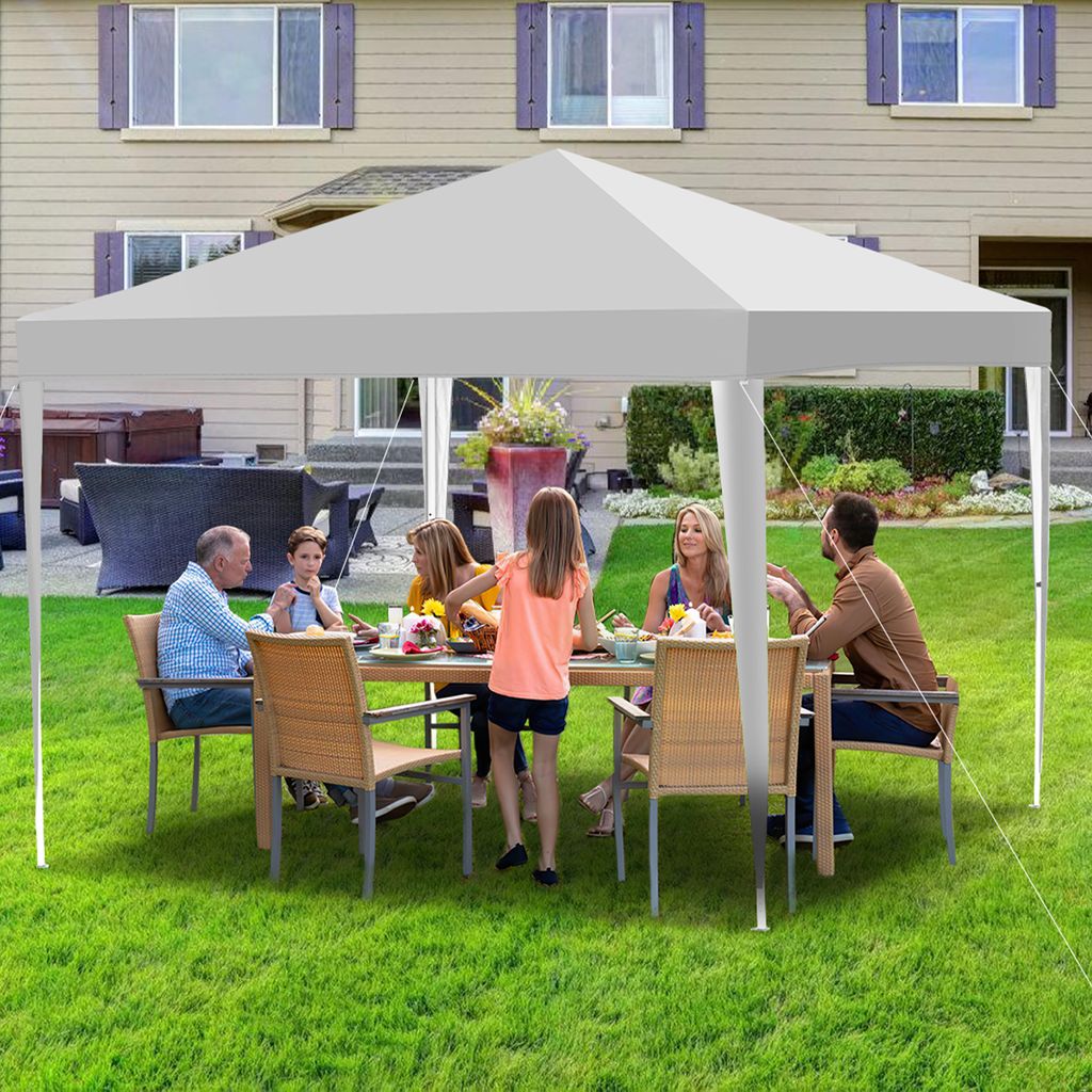 Hengda gazebo pieghevole 3x3m bianco tenda per feste Immagine del prodotto 