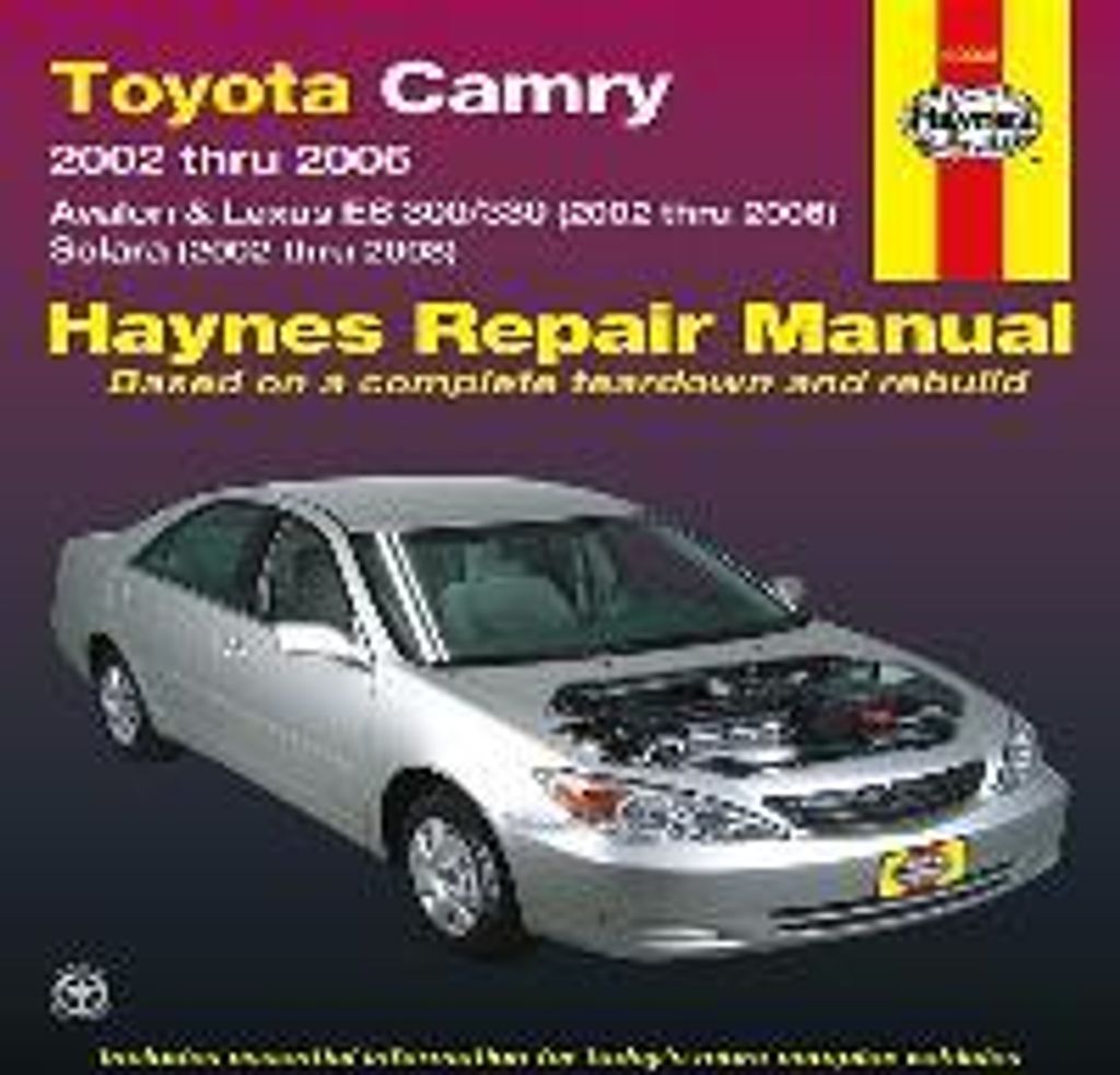 Toyota Camry: 2002 bis 2006 - Avalon & Lexus Es 300/330 (2002 bis 2006) - Solara (2002 bis 2008)