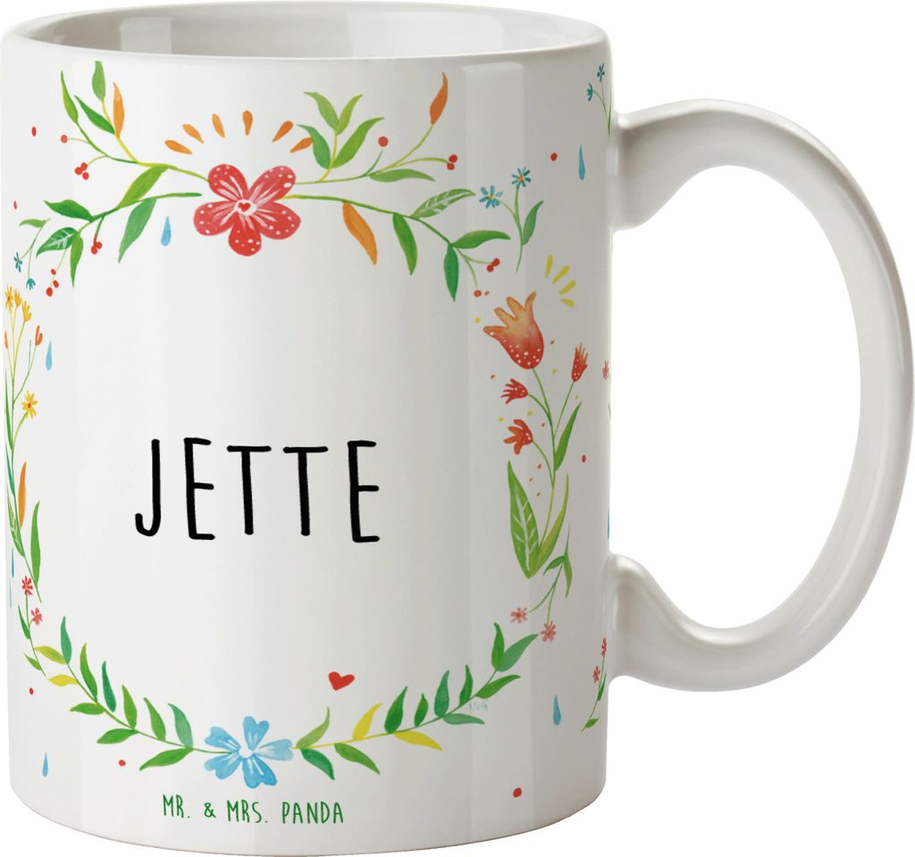 Mr. & Mrs. Panda haferl Jette - Geschenk, Trinkbecher, Kaffeebecher, Becher, Tasse, Pott, Kaffeetasse