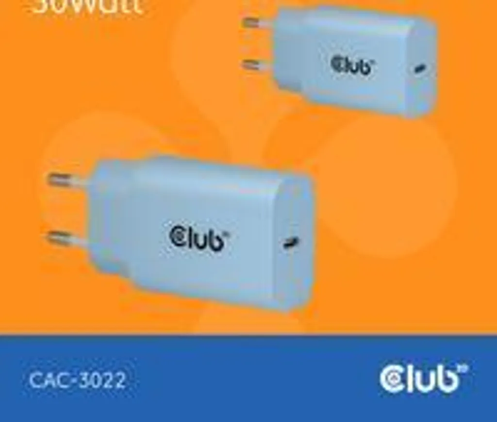Club3D CAC-3022 Alimentation 30W Stable contre Surtension et Panne