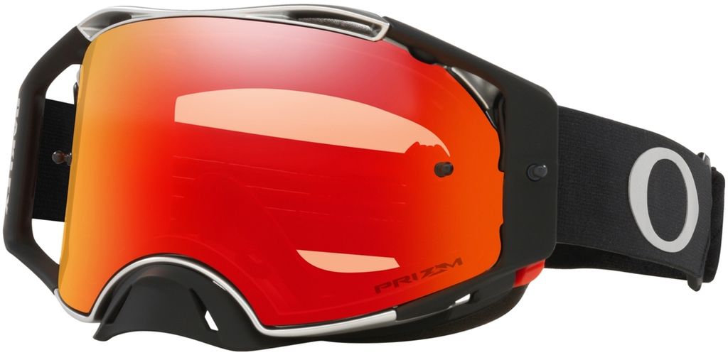 Oakley Airbrake Prizm Motocross Brille (Black/Grey,One Size)