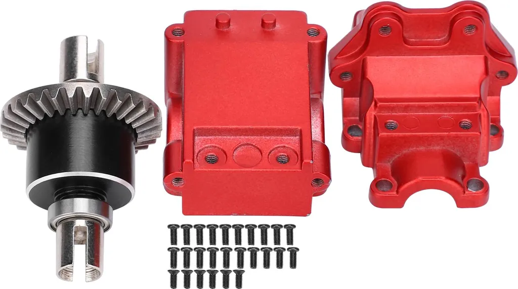 Réparer Transmission Wltoys 144001 avec Boîte Vitesses Métal Rouge