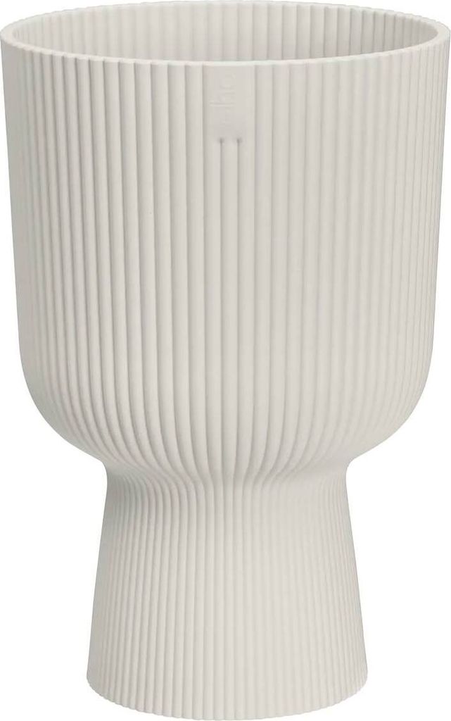 elho® Vibes Übertopf Fold Cup Seidenweiß Ø 14 cm - Produktbild 