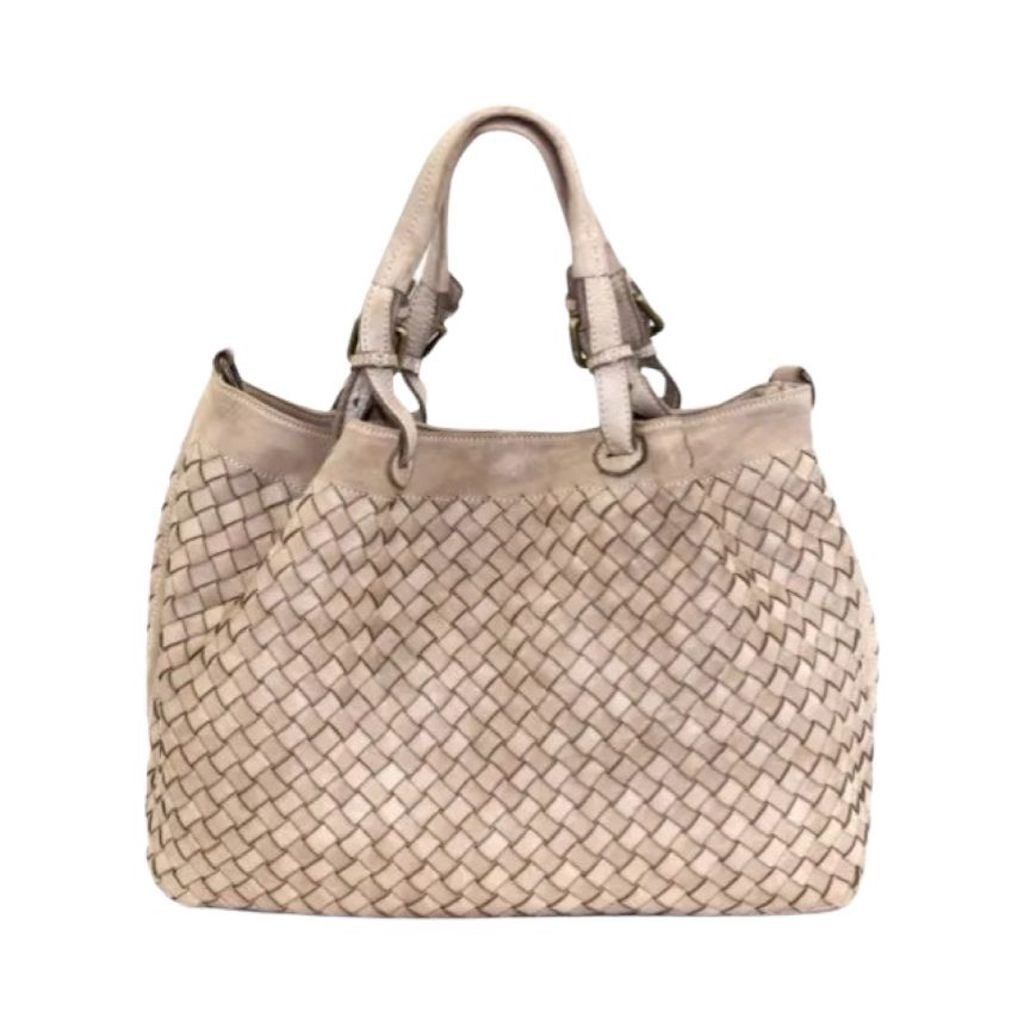 BZNA Handtasche Ronja beige Designer Umhängetasche Shopper