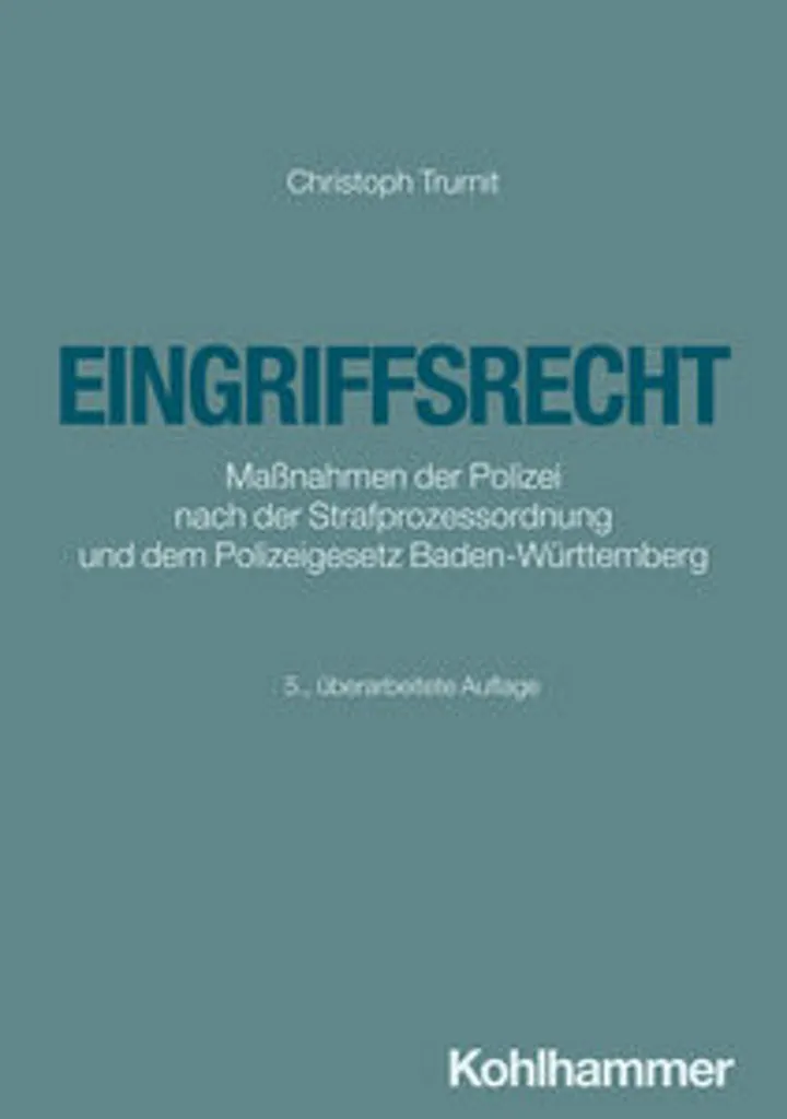 Manuel Eingriffsrecht - Droit des interventions policières et procédures - 2