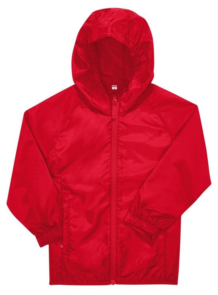 B&C - "#Reset" Windjacke für Kinder RW10540 (140-146) (Rot)