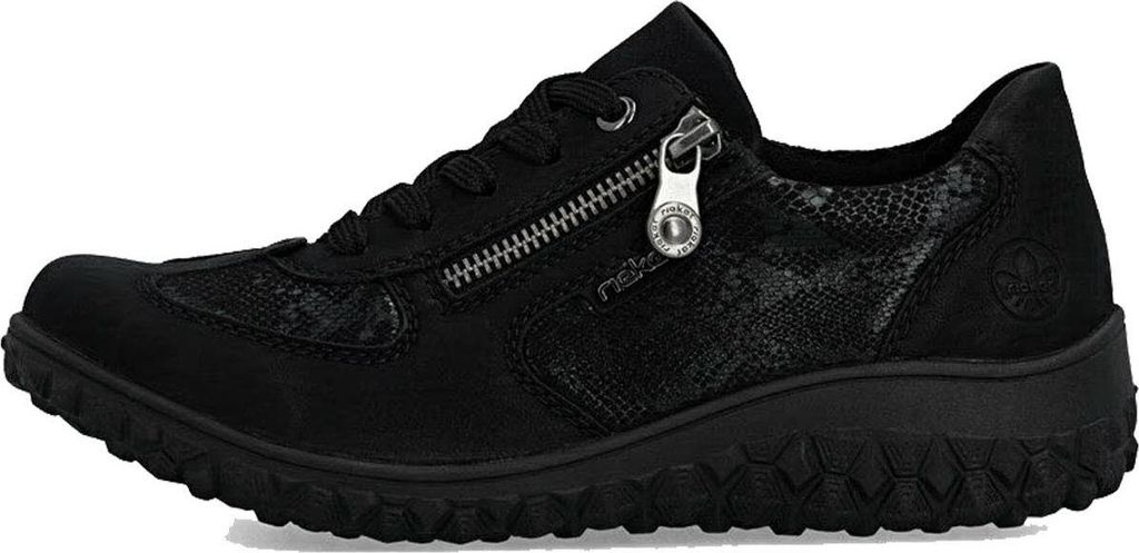 Rieker Schnürhalbschuhe in schwarz, Gr. 40 Produktbild 