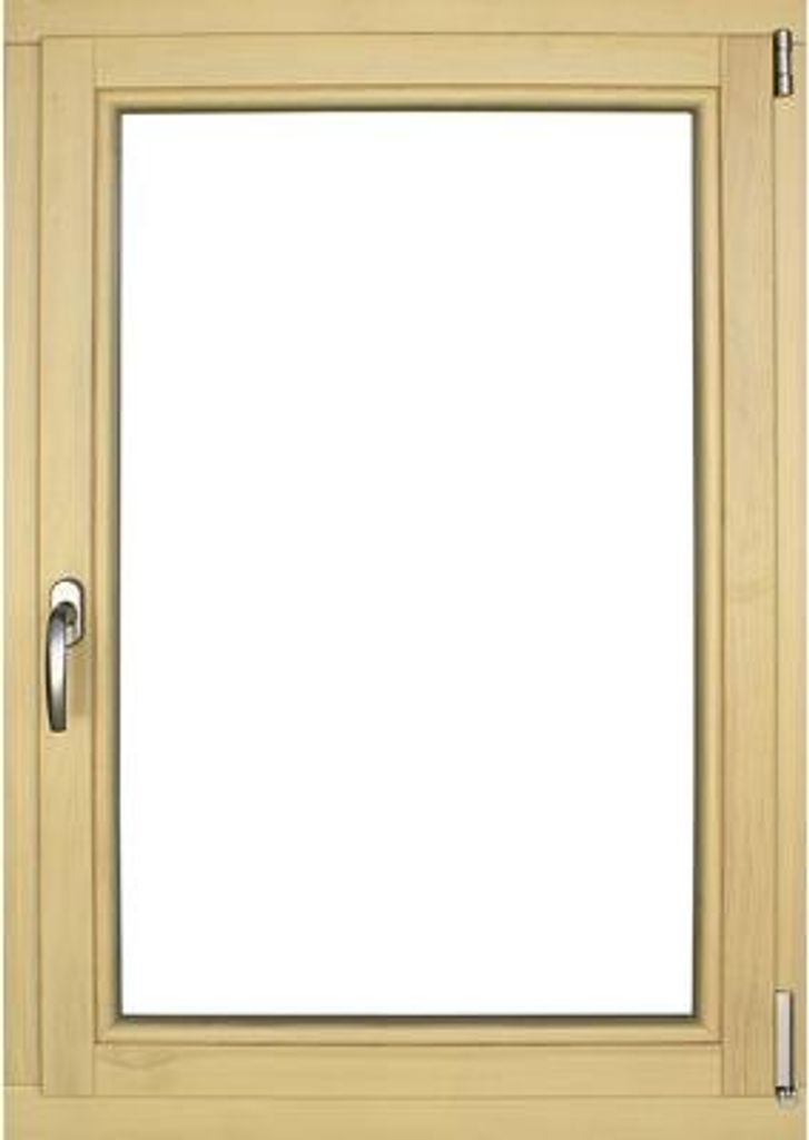 Holzfenster Kiefer lackiert 750x1200 mm DIN Rechts
