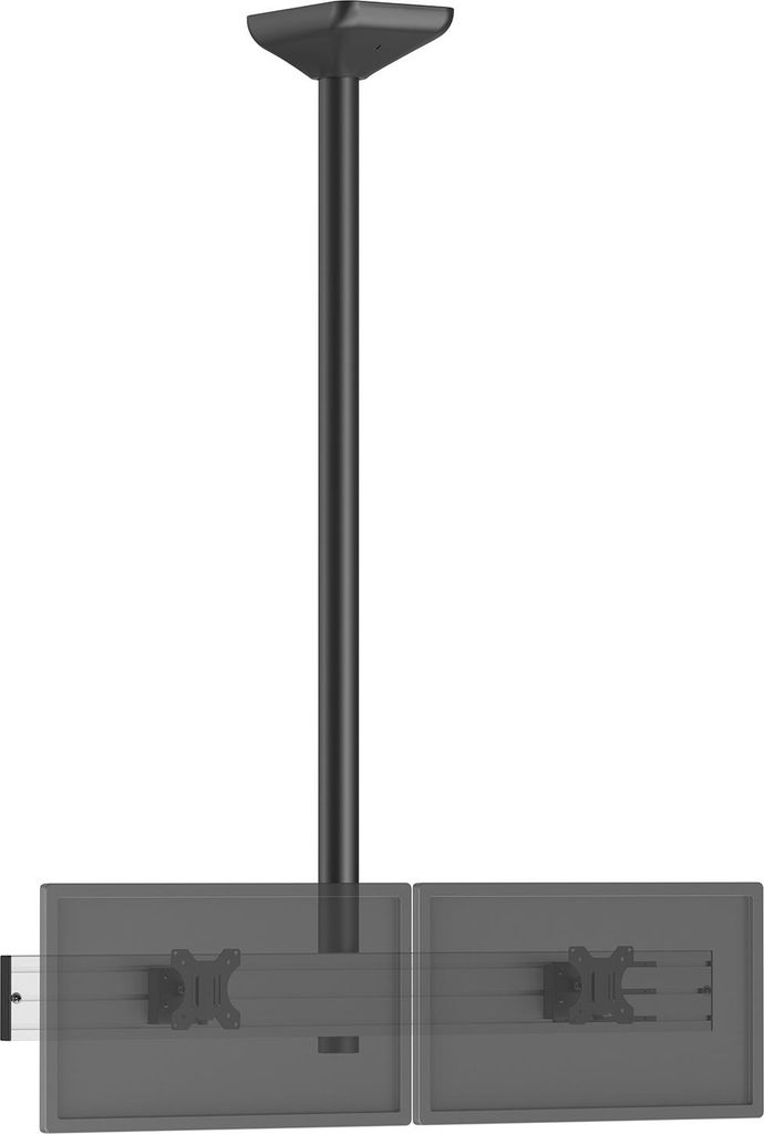 Support TV plafond menu board 2 écrans 32'' - Hauteur 150 Image du produit 