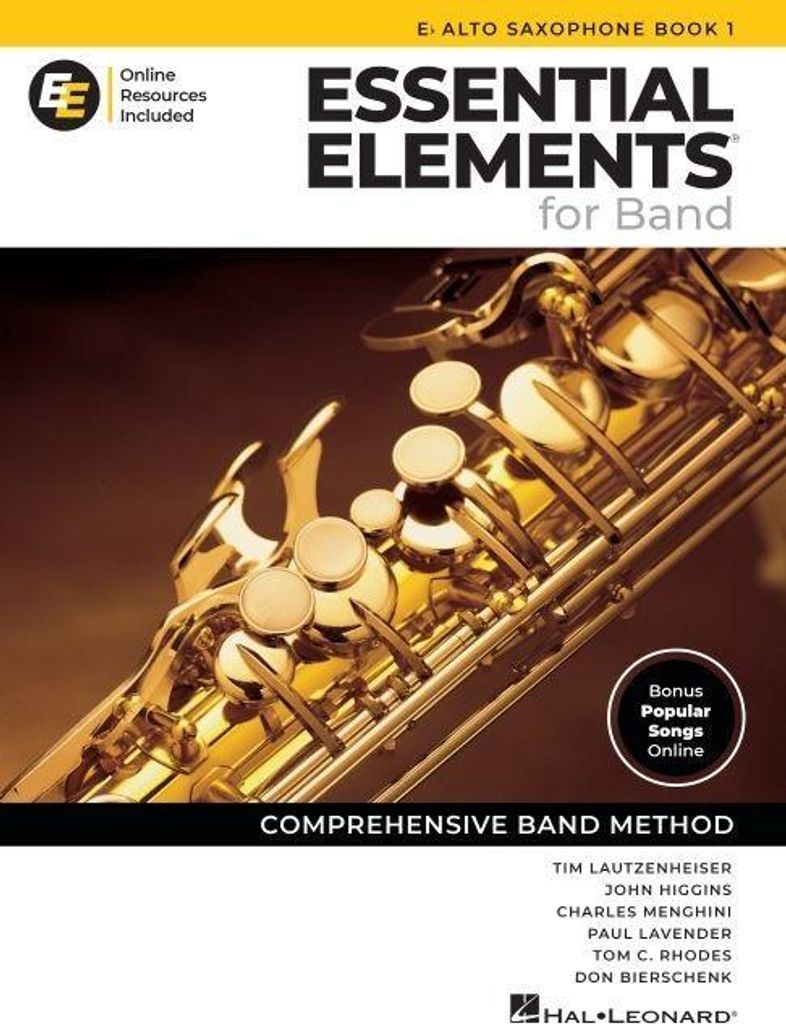 Essential Elements for Band - Eb Alto Saxophone Book 1 with Eei Online Resources Eb Alto Sax Method Songbook and Sheet Music for School Band Studen...
