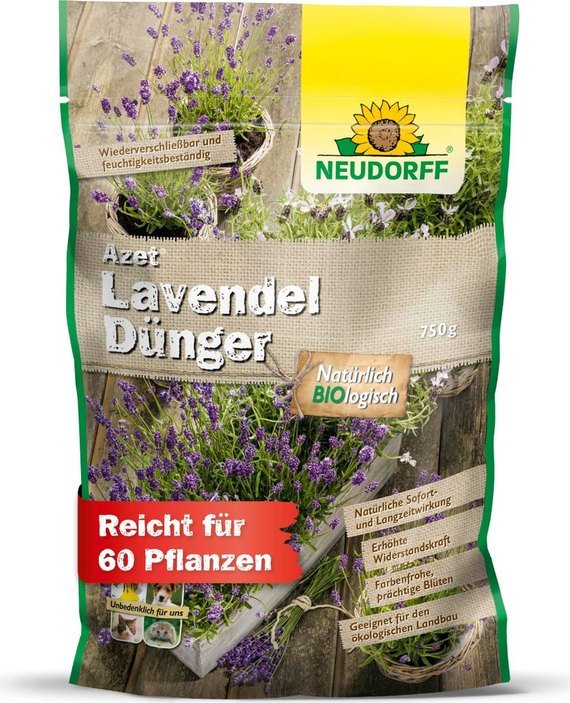 Neudorff  - Azet LavendelDünger 750 g reicht für 60 Produktbild 