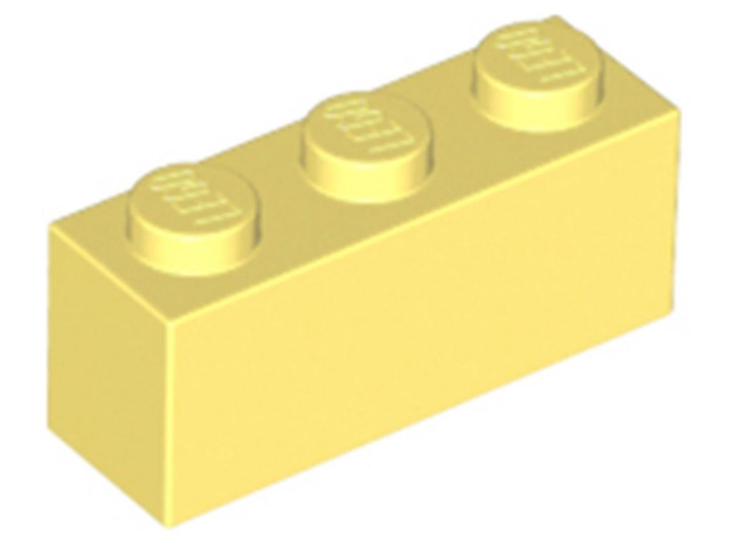 Lego 250 Stück 3622 Stein Brick 1x3 Part Basic Steine 250 Helles Hellgelb