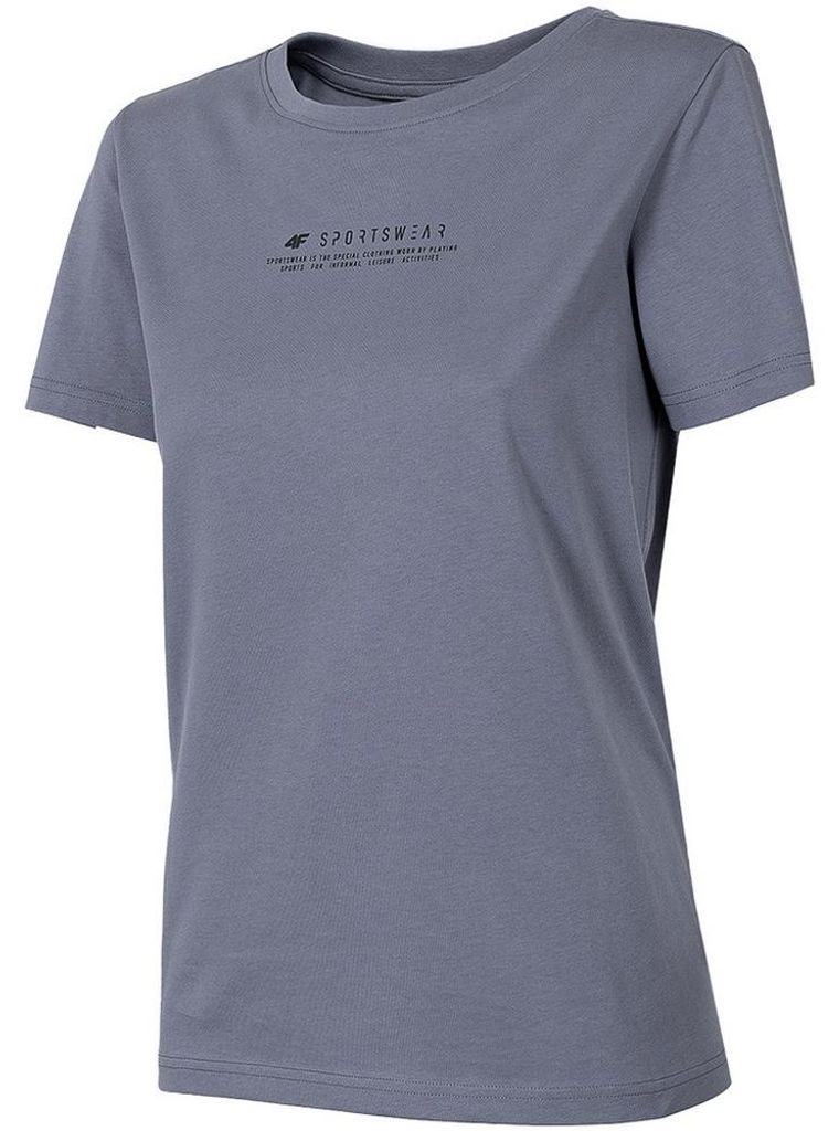 4F - "H4Z22 TSD019" T-Shirt für Damen MR1228 (S) (Grau)