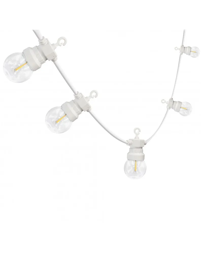 Luci da Festa Velamp PS067N: Catena 15 Metri 20 Lampadine Vintage