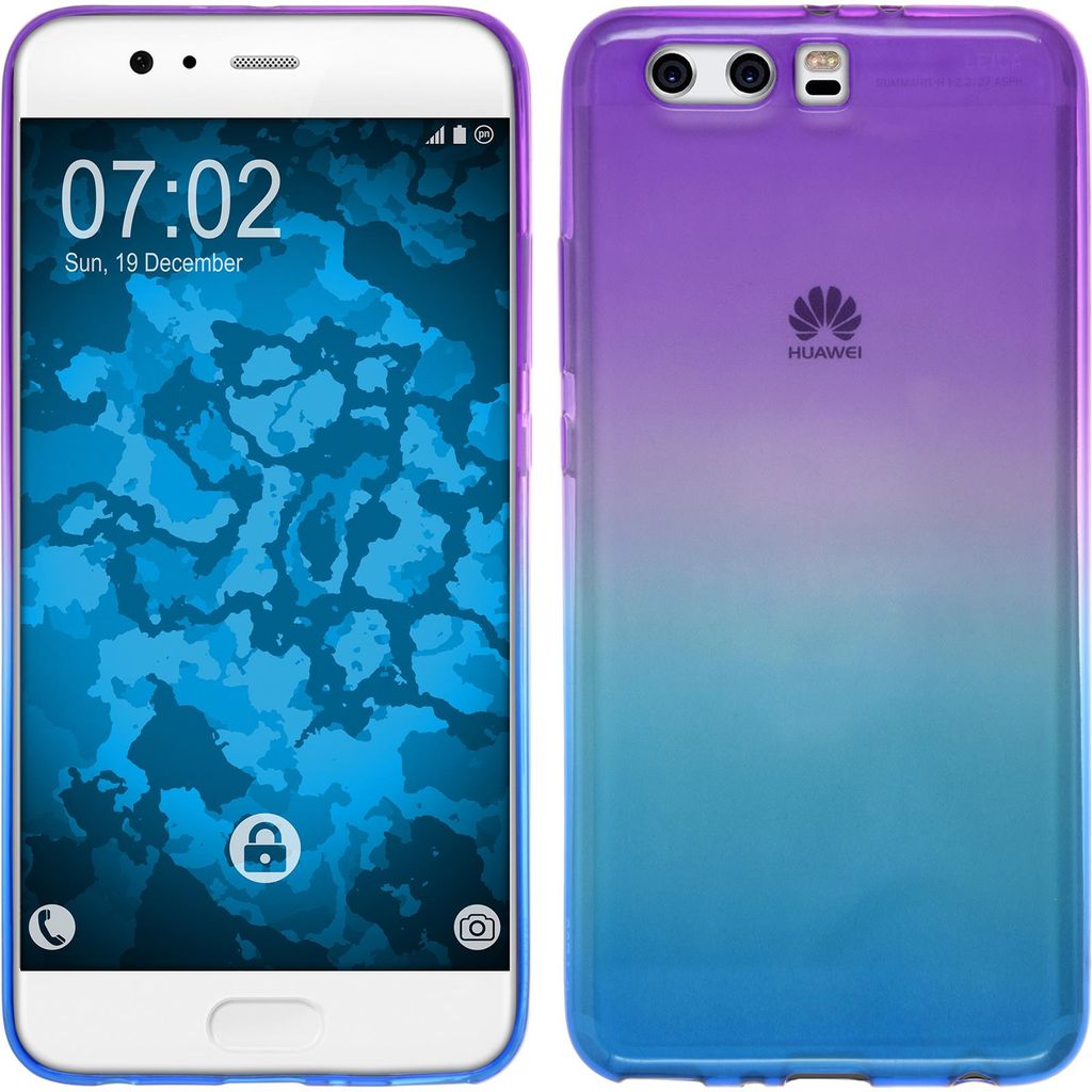 PhoneNatic Case kompatibel mit Huawei P10 Plus - Design:04 Silikon Hülle Ombrè Cover