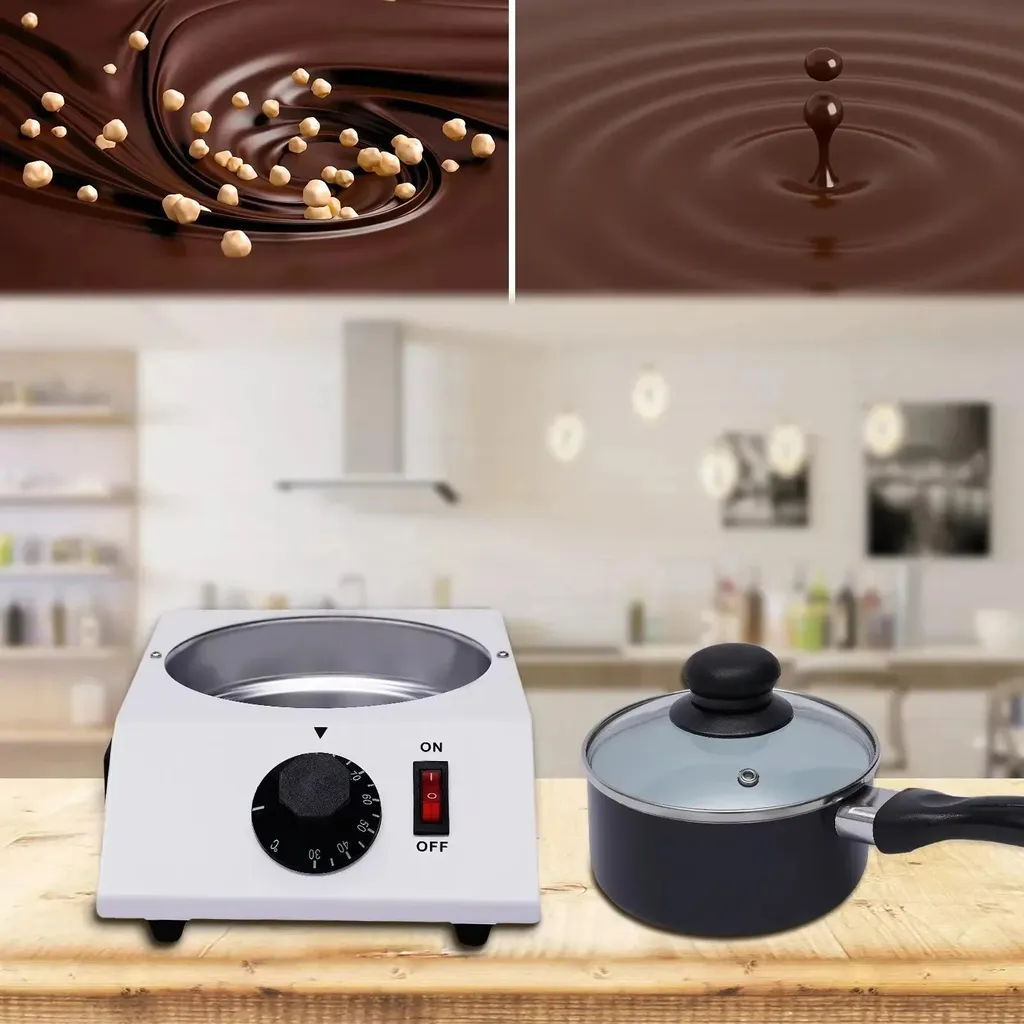 Machine à tempérer le chocolat 30-85°C - Chauffe douce 40W cuve noire