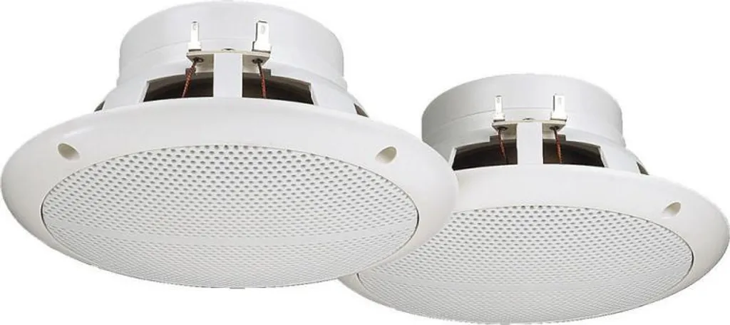 Paire d'enceintes de plafond 18cm MONACOR 30W 8 Ohms pour sonorisation
